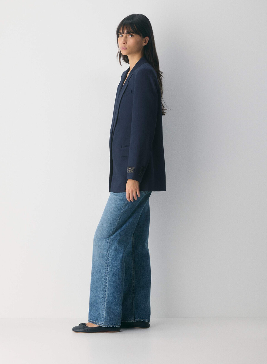 generation blazer - linen light birch