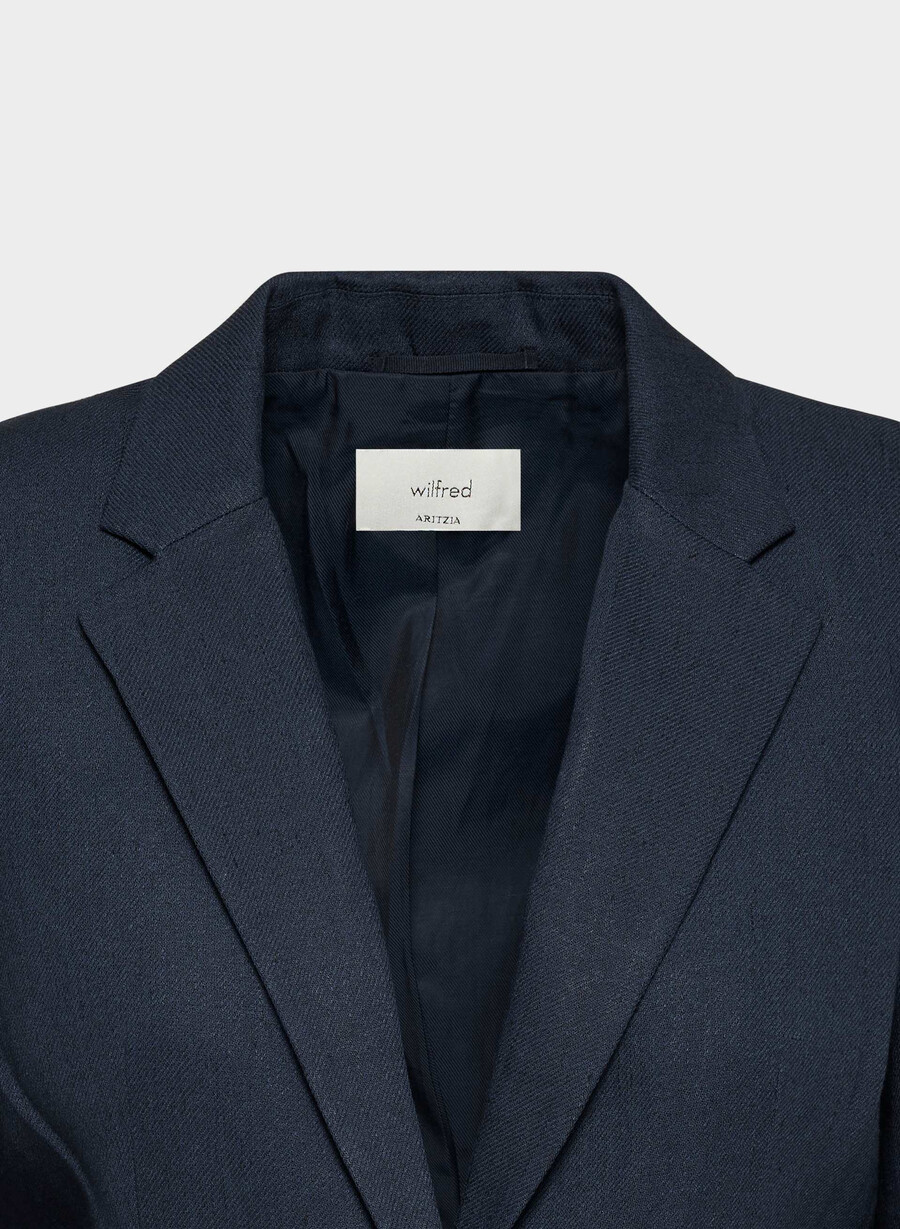 etiquette blazer - linen admiral