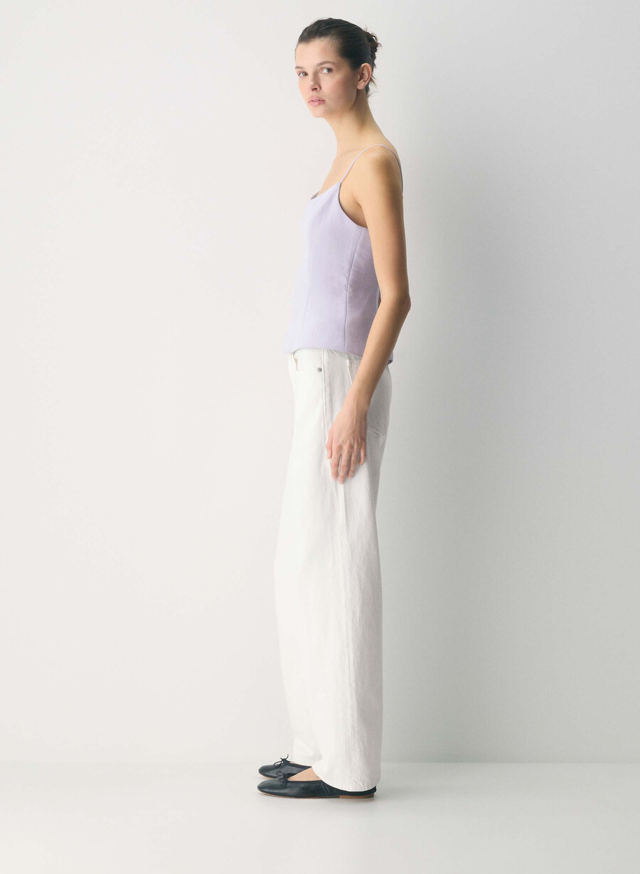 altar bustier - crepette wildflower lilac