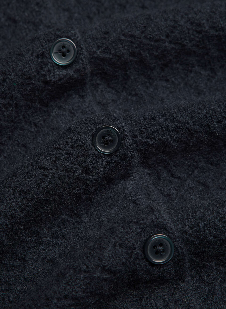 comma wool cashmere cardigan dark night navy