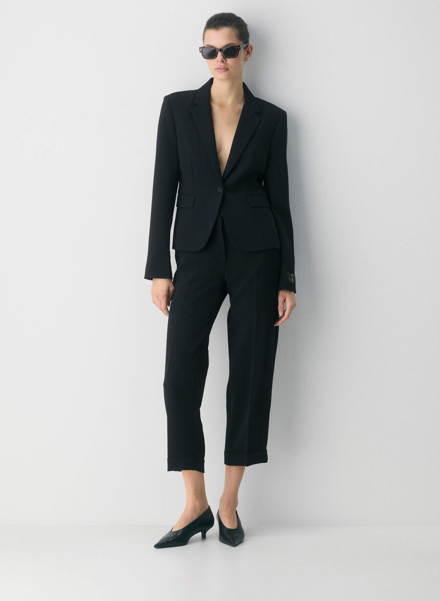 spire pant - crepette black