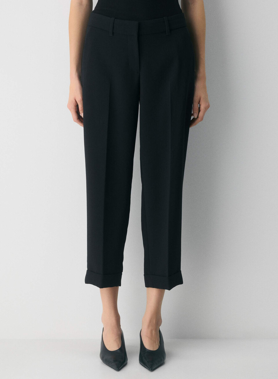 spire pant - crepette black