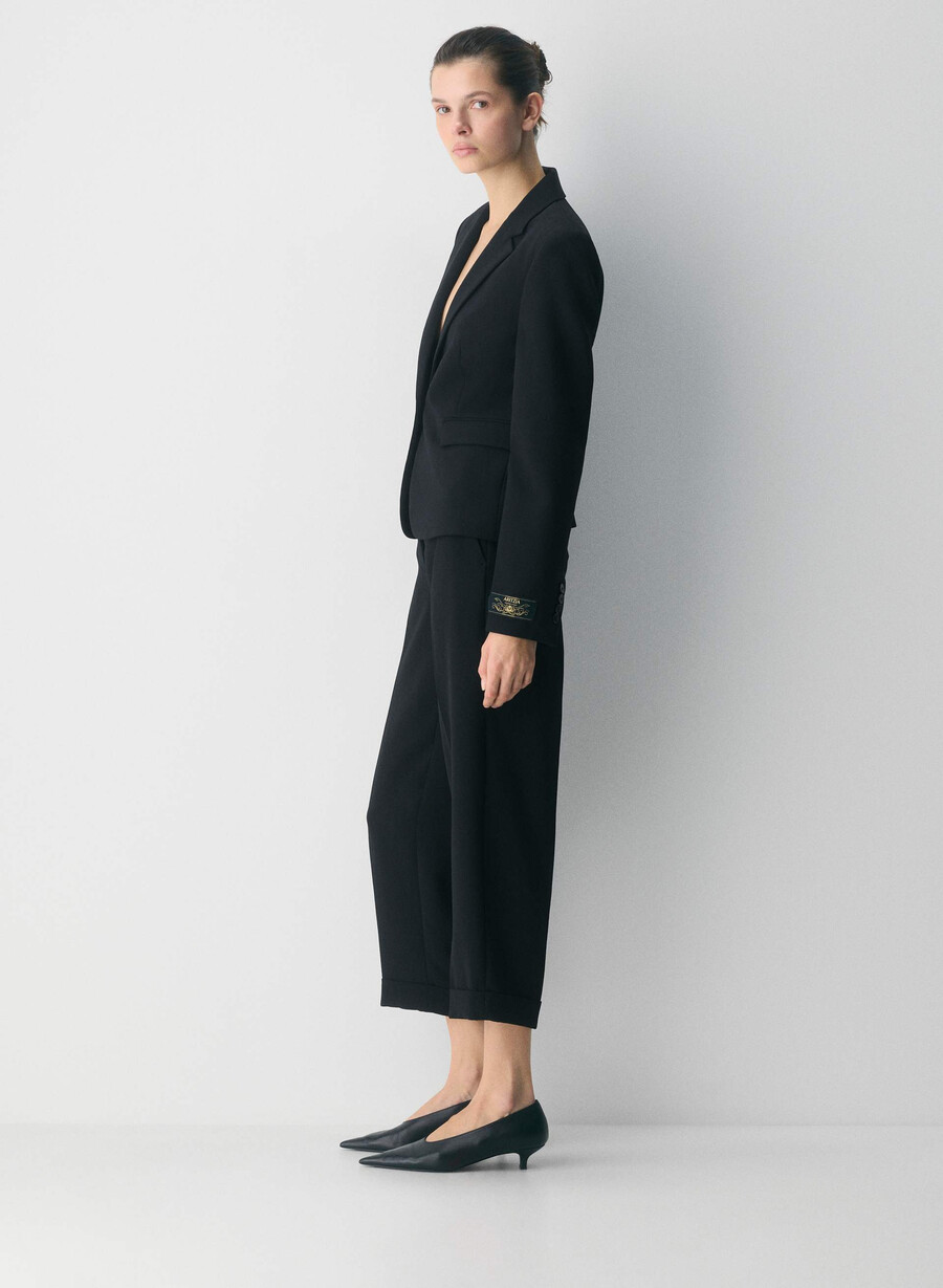 spire pant - crepette black