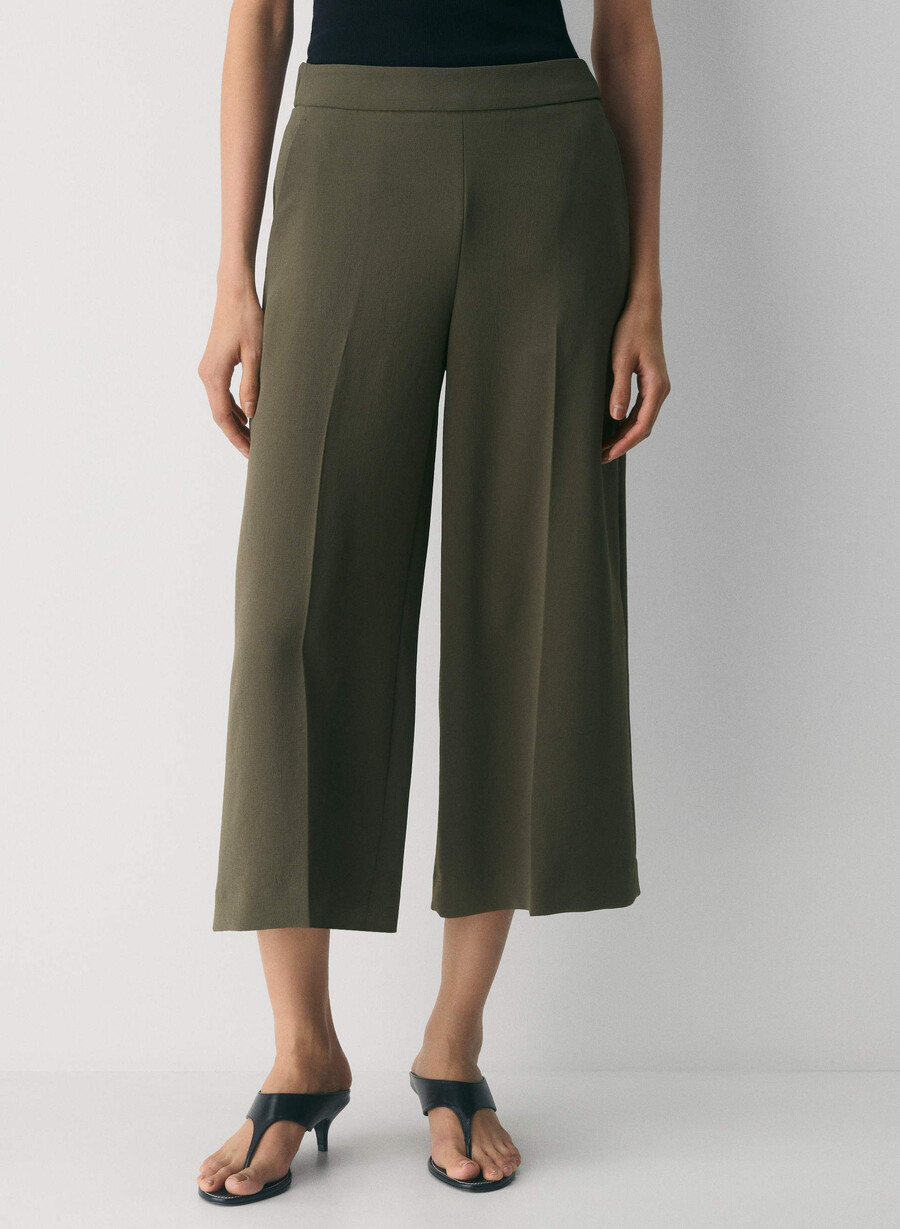 podium pant - crepette dark olive
