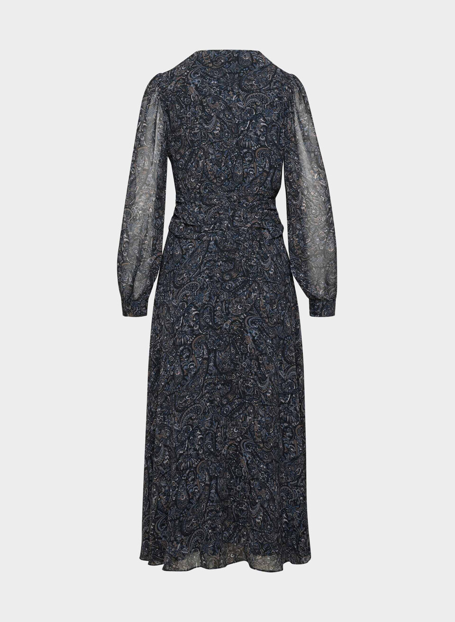 cursive dress dark night navytona