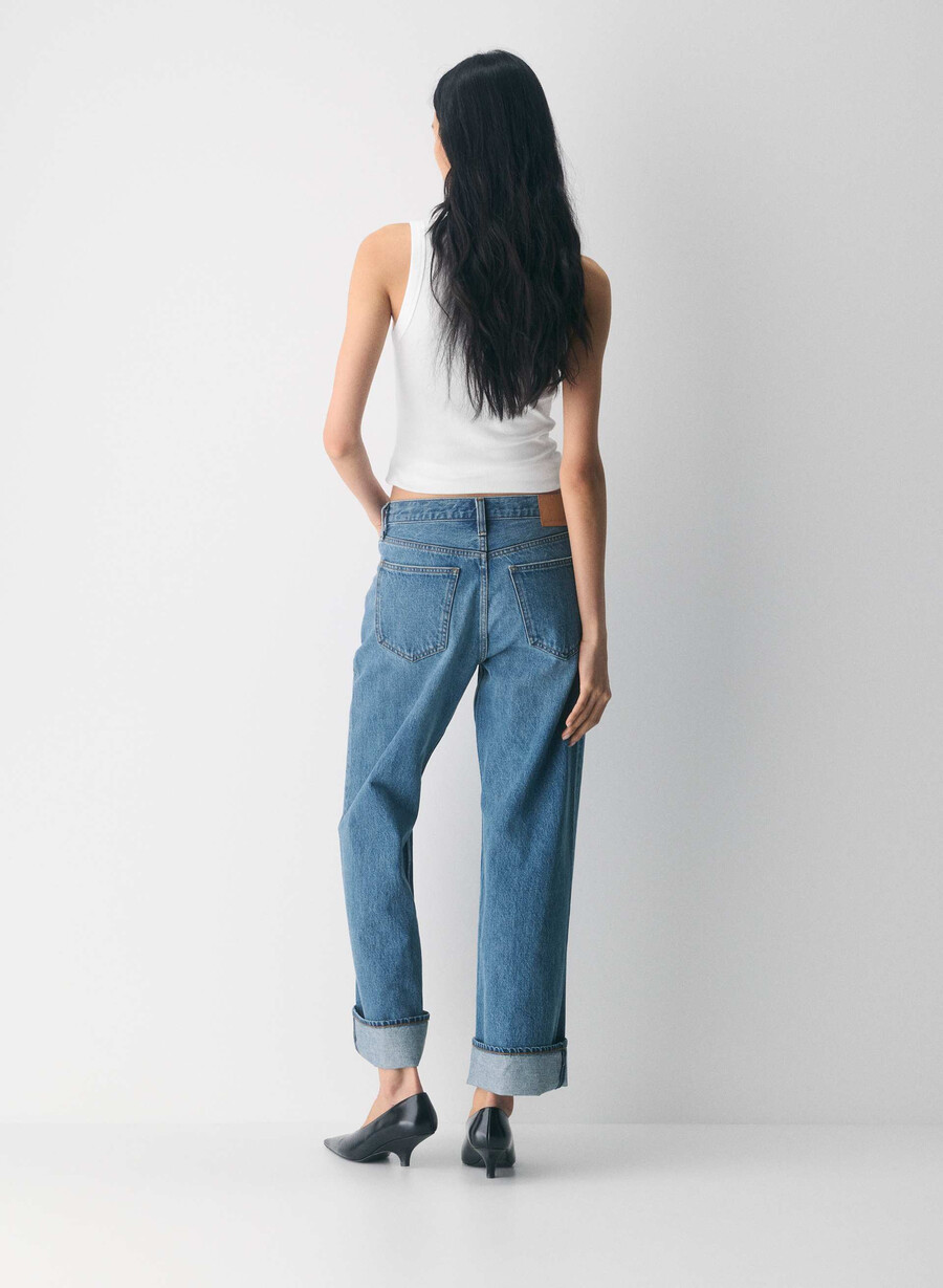denim forum the 90s vintage lo-rise cuffed jean 5 yrs kiss n tell bl
