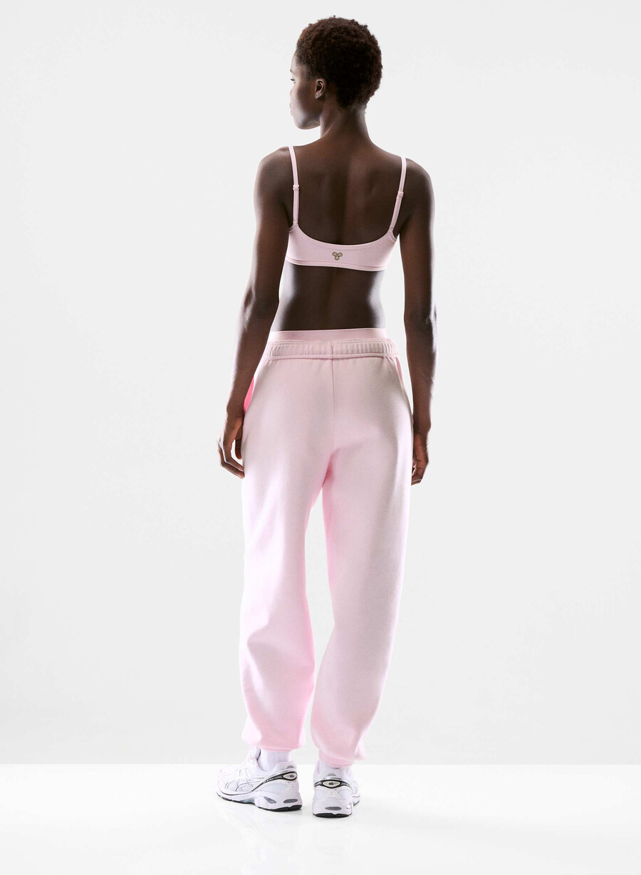 butter essential sports bra villa pink
