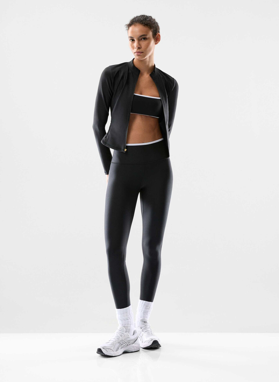 glotone showup hi-rise 26 legging black bright wht