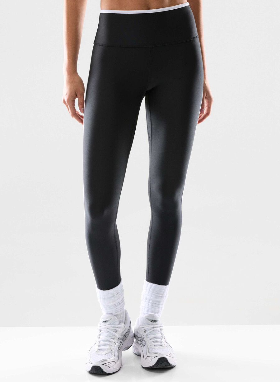 glotone showup hi-rise 26 legging black bright wht