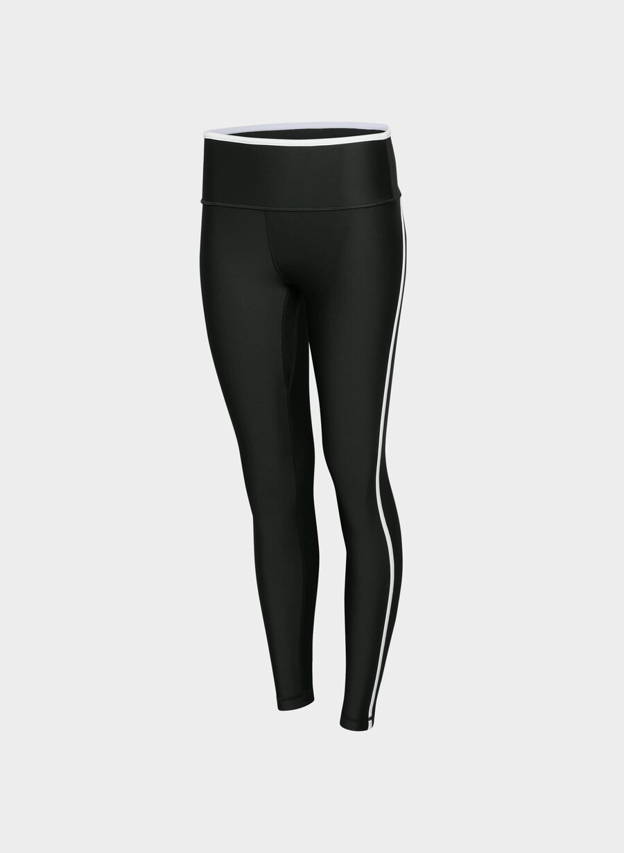 glotone showup hi-rise 26 legging black bright wht
