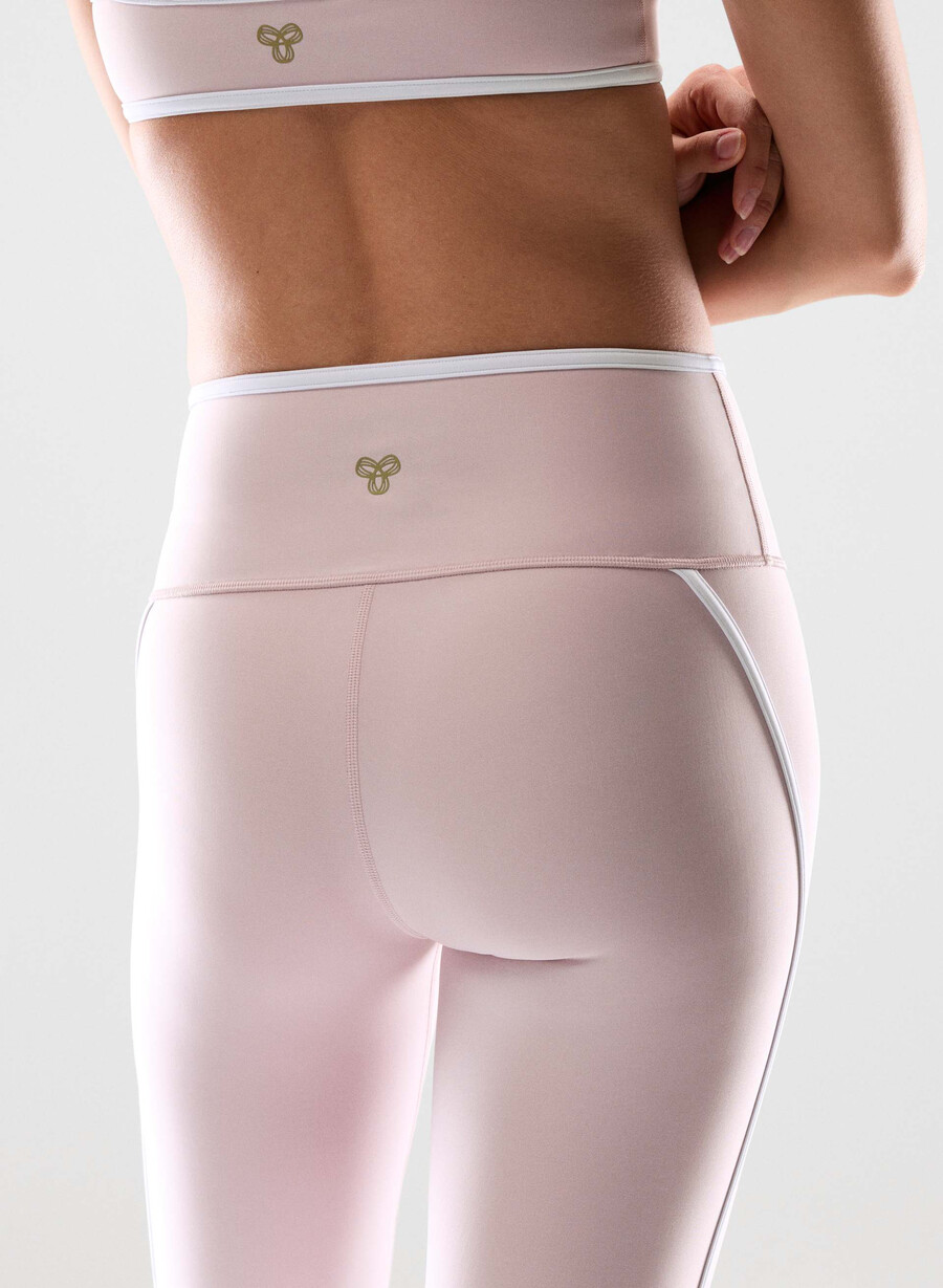 glotone showup hi-rise 26 legging dsty pink bt white