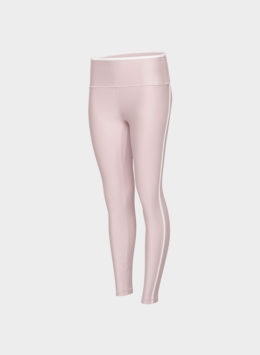 glotone showup hi-rise 26 legging dsty pink bt white