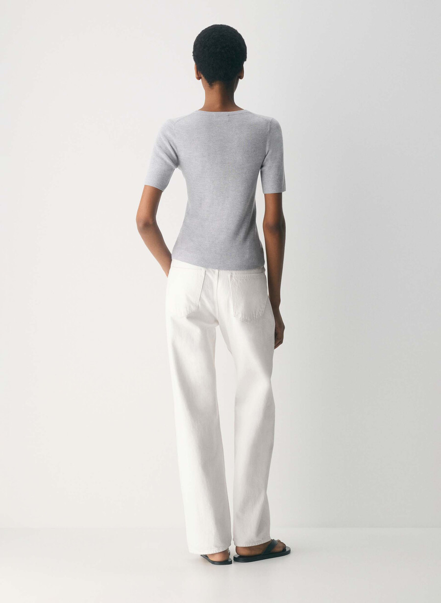 fine merino wool foundry sweater heather chrome