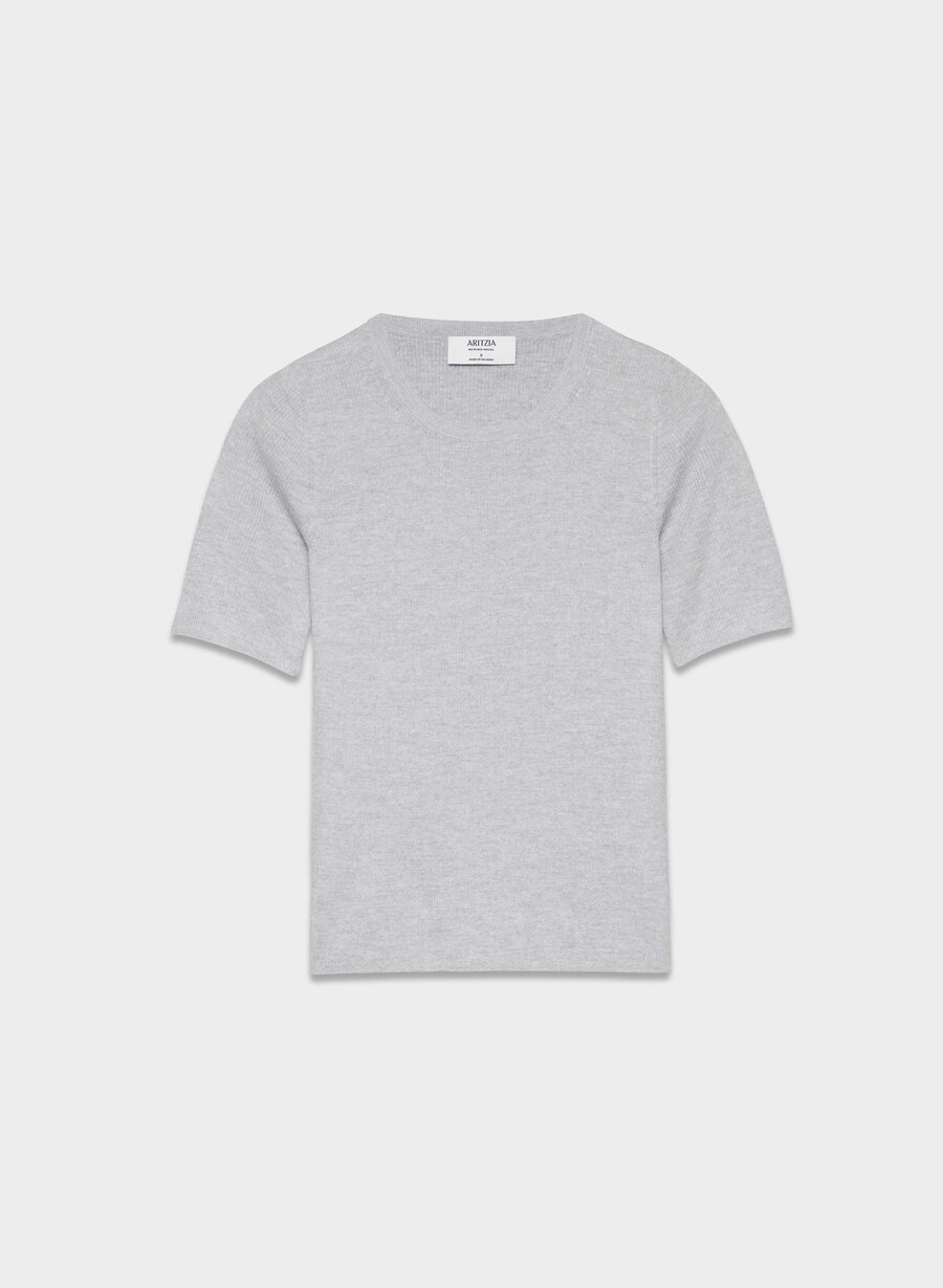 fine merino wool foundry sweater heather chrome