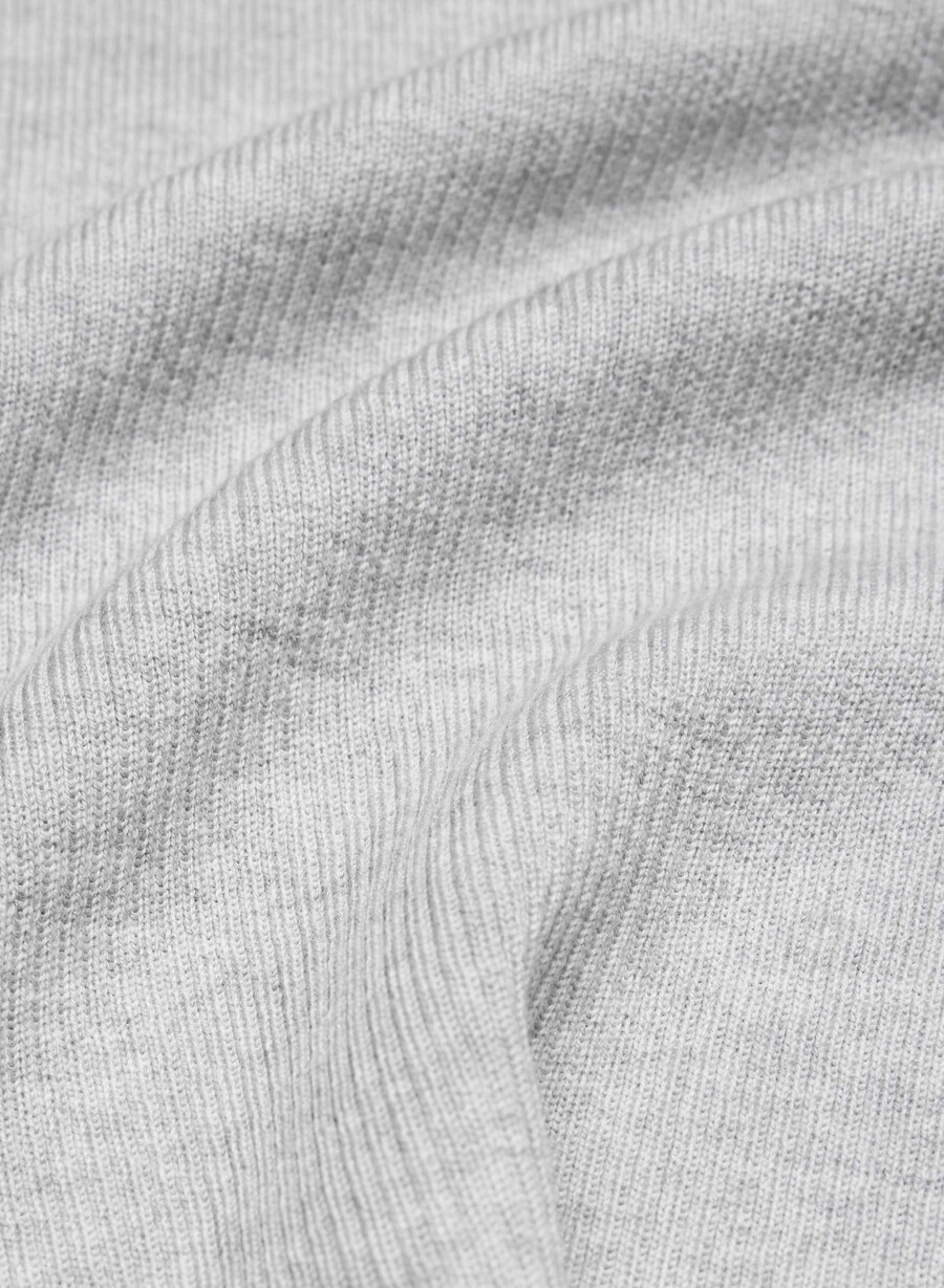 fine merino wool foundry sweater heather chrome