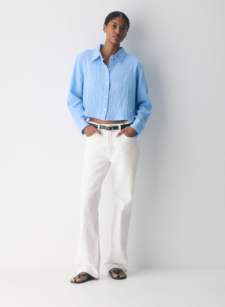 airplush cotton sail cropped shirt beatrice st pscd bl