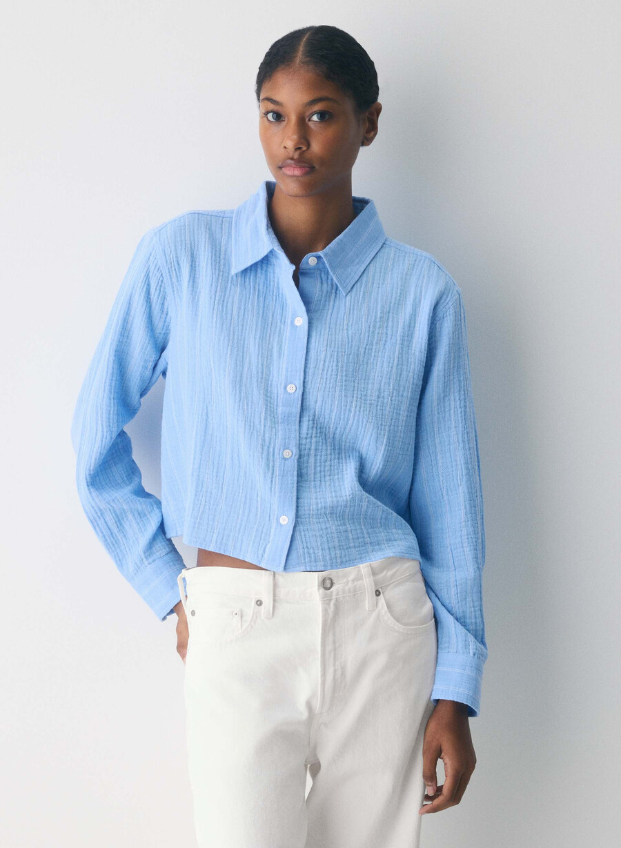 airplush cotton sail cropped shirt beatrice st pscd bl