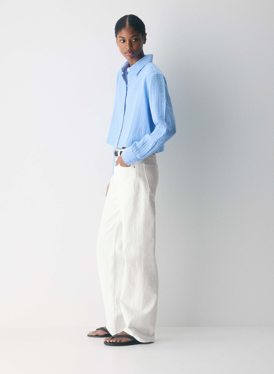 airplush cotton sail cropped shirt beatrice st pscd bl