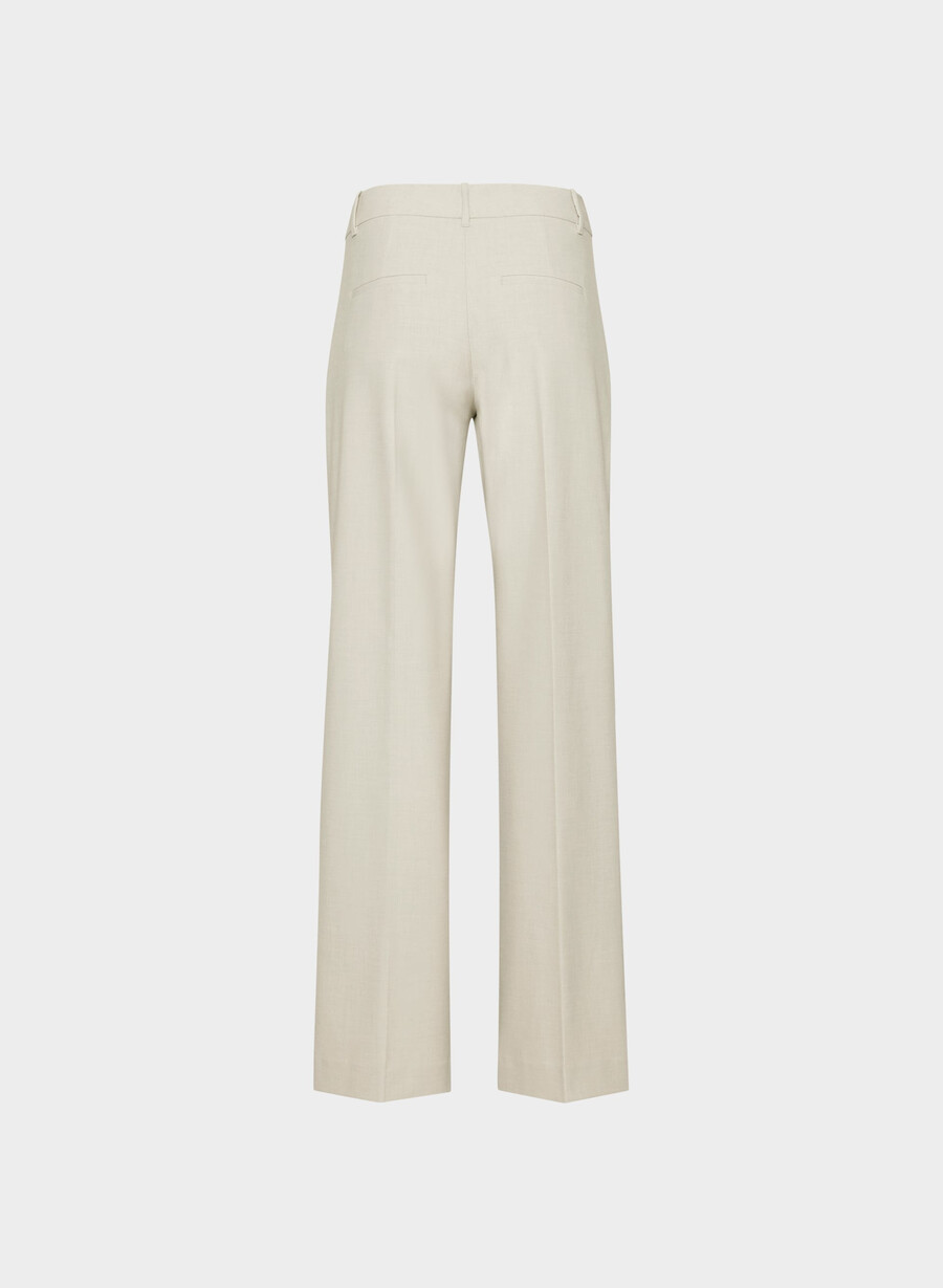 the effortless pant lo-rise - ressential light heather matte pearl