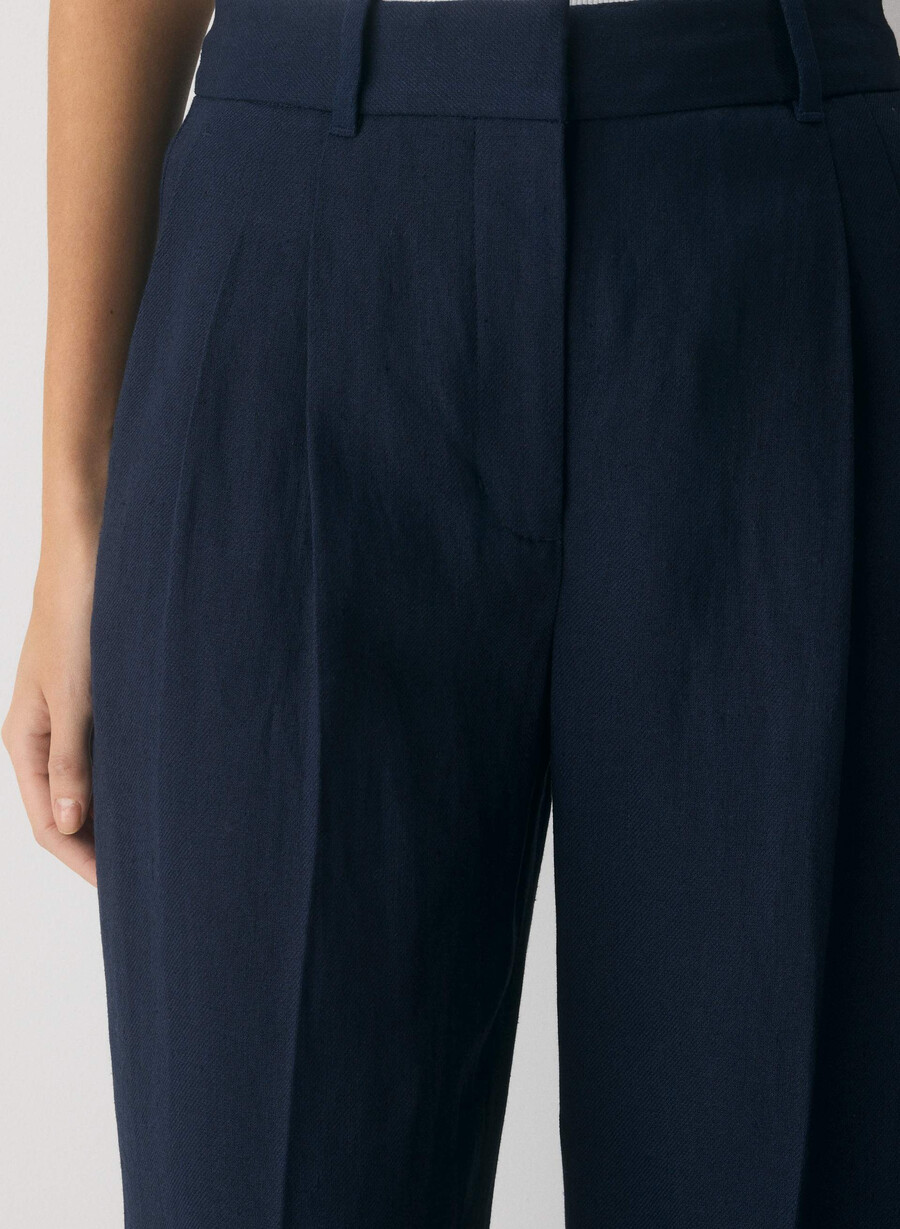 the effortless pant - linen admiral