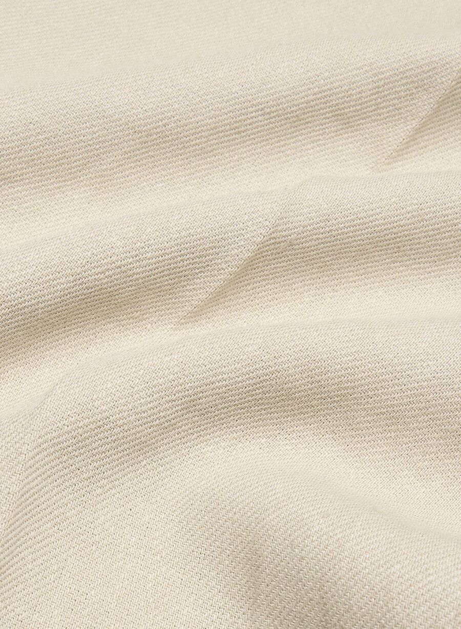 the effortless pant - linen parchment beige