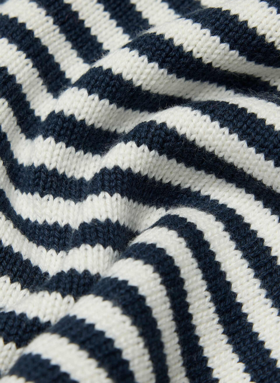 cotton charm basque sweater vest lt birch admiral