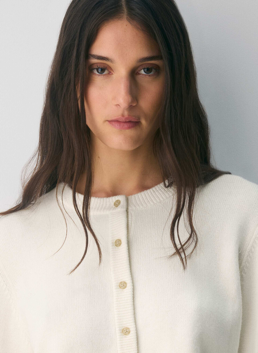 cotton charm sicily cardigan light birch
