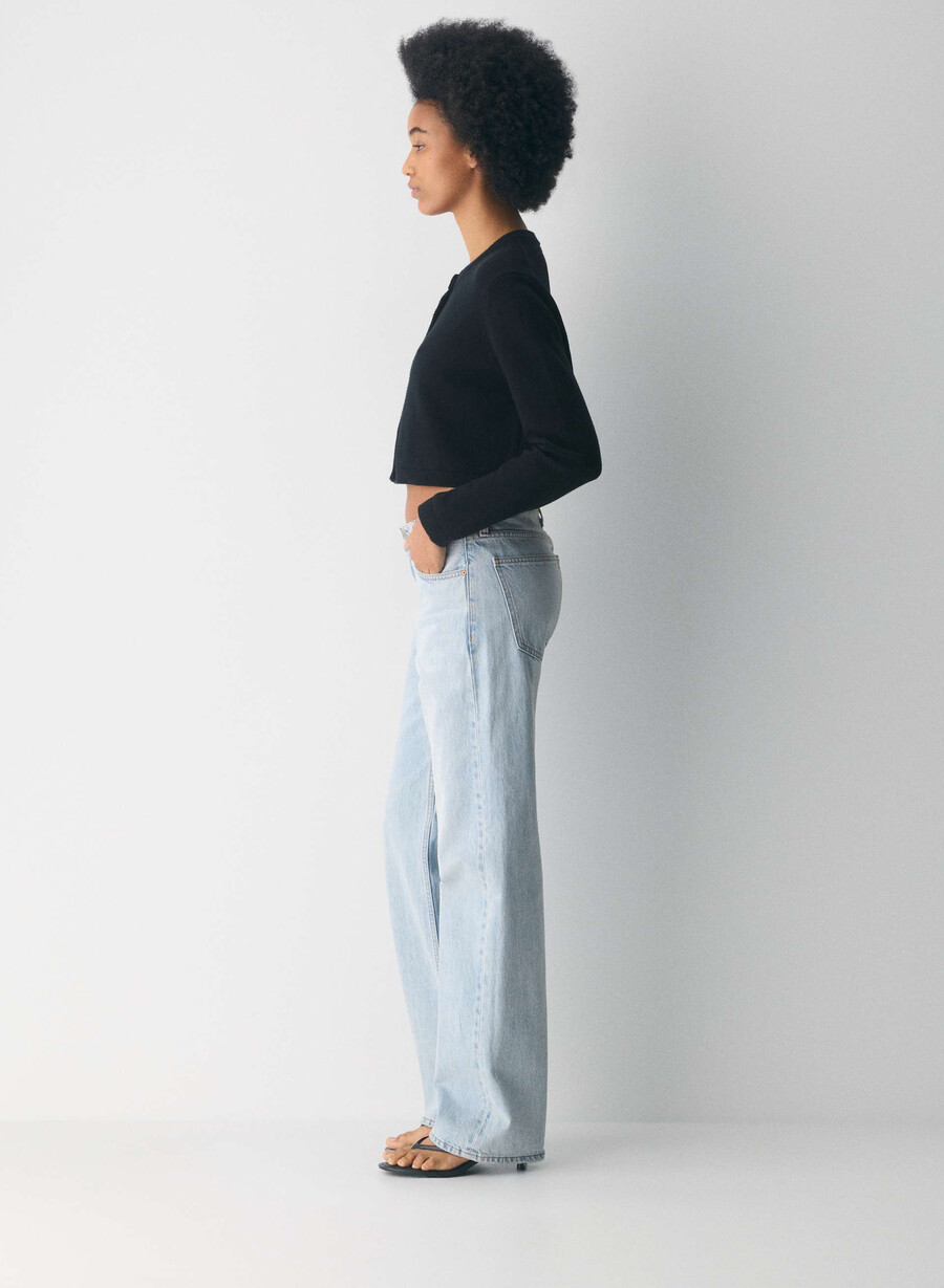 cotton charm sicily cardigan black