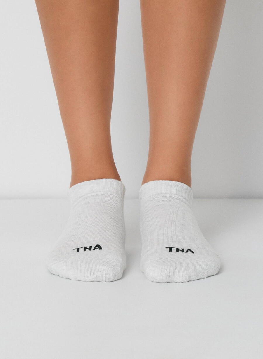 best-ever no-show sock 3-pack heather cloud white
