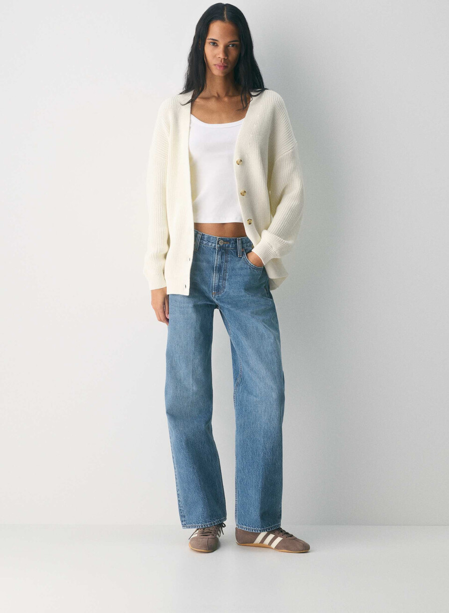 qualifier cardigan light birch
