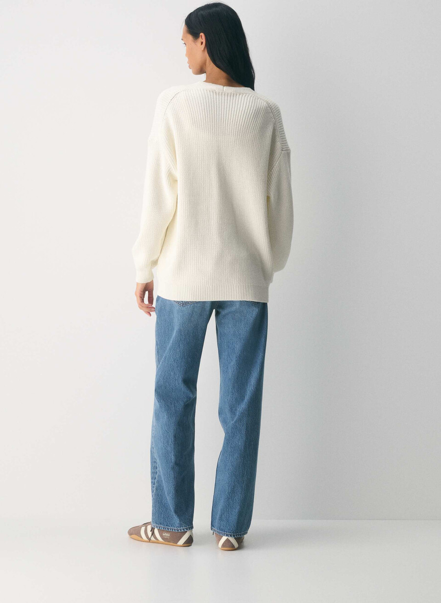 qualifier cardigan light birch