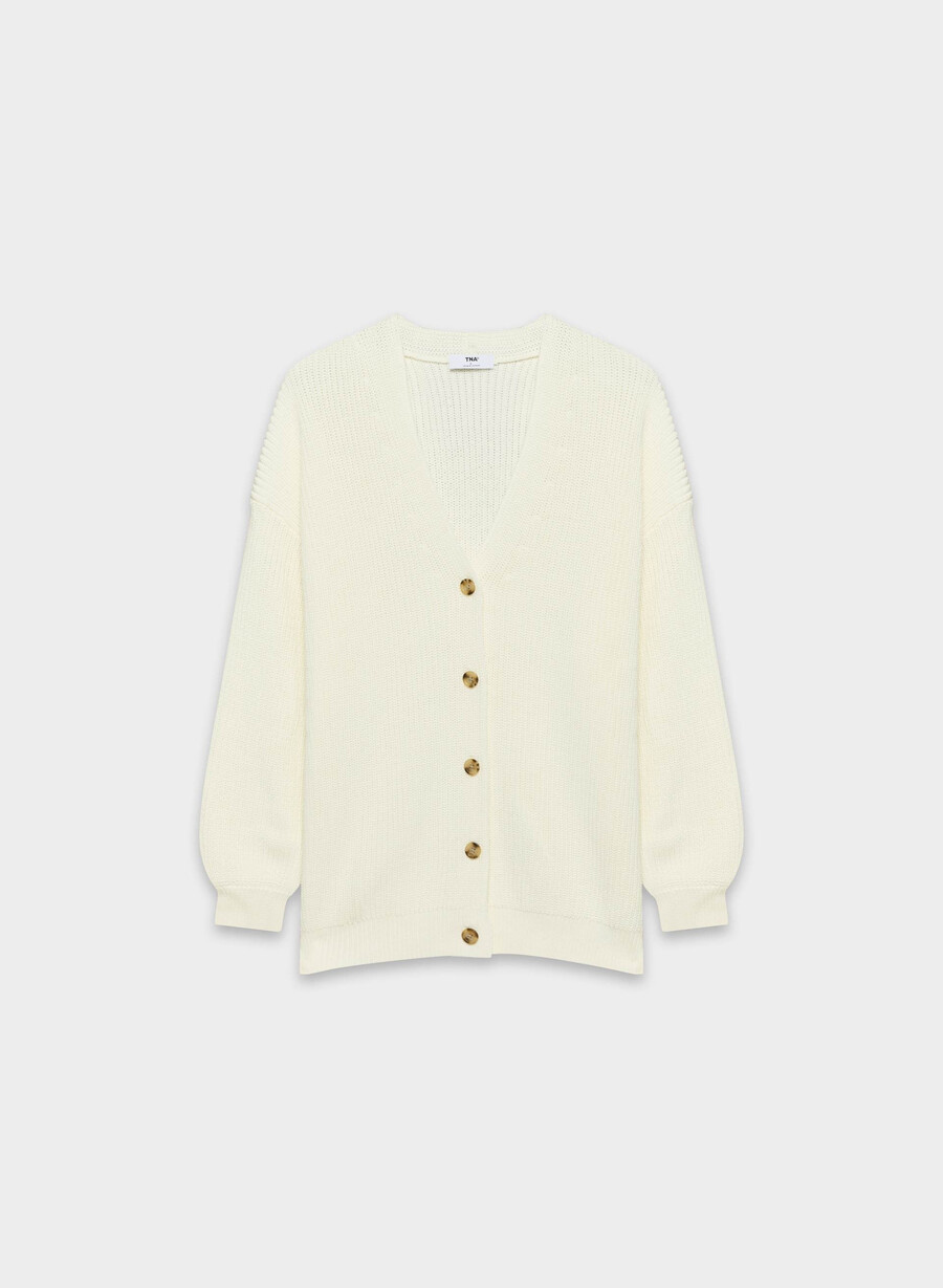 qualifier cardigan light birch