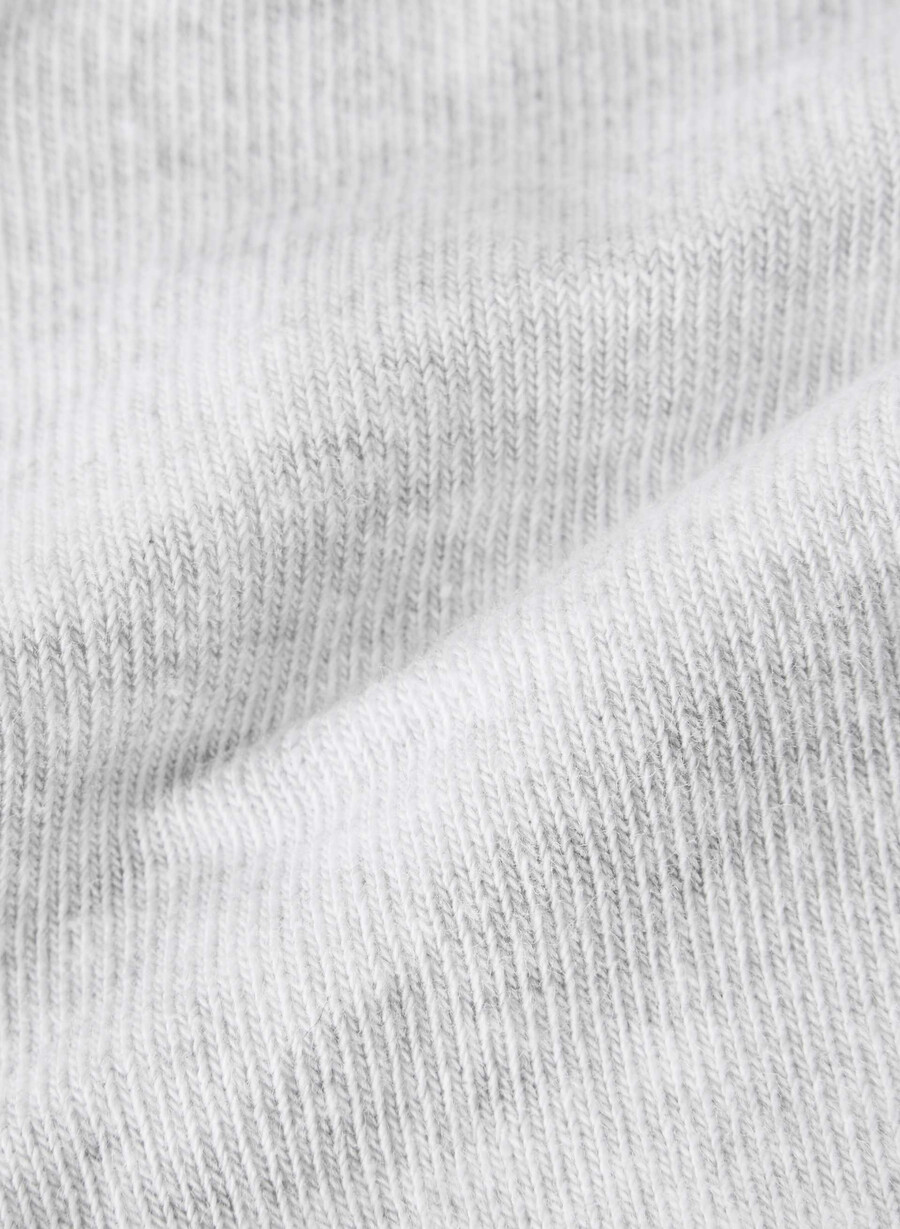 best-ever no-show sock 5-pack heather cloud white