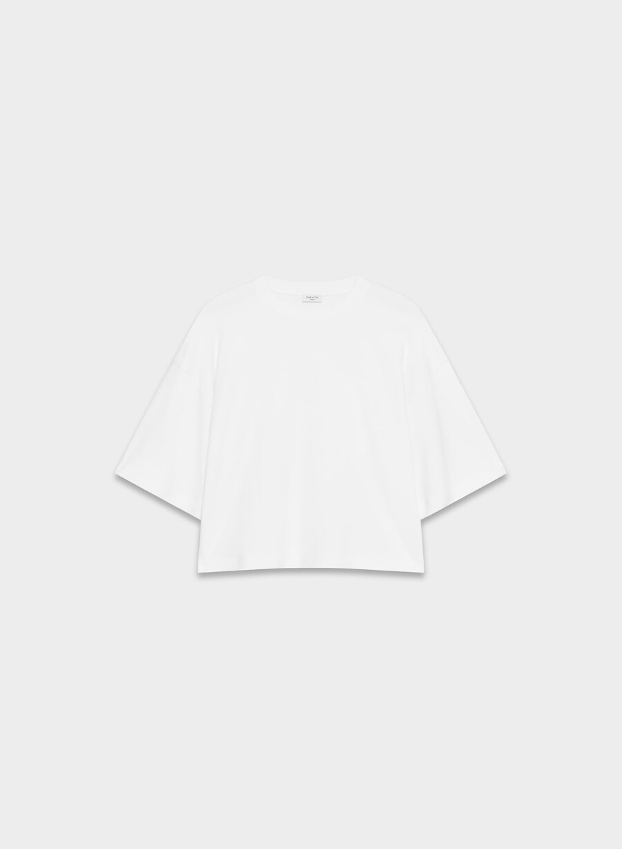 interlock cotton elect t-shirt white