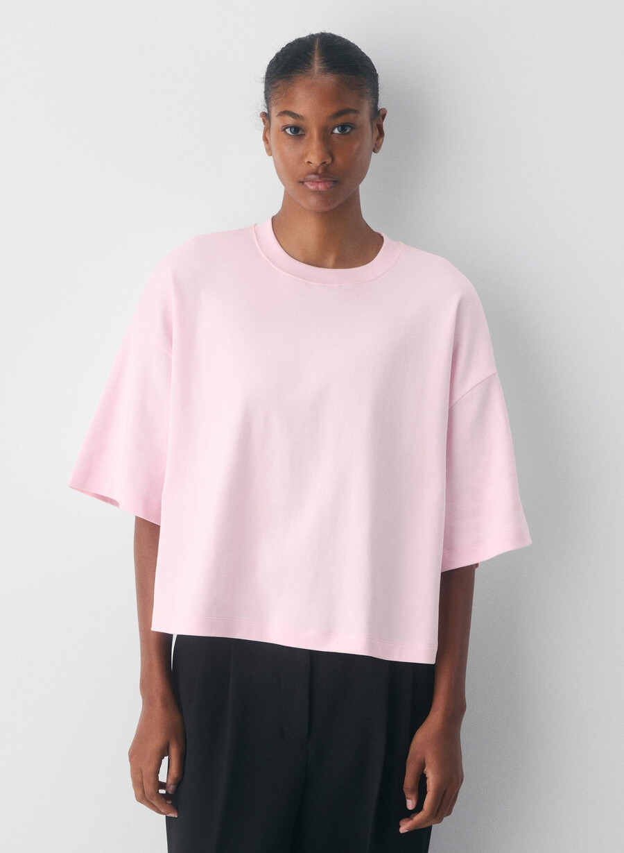 interlock cotton elect t-shirt white