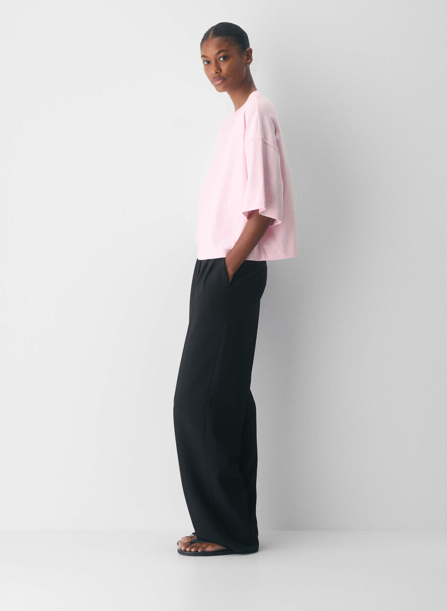 interlock cotton elect t-shirt white