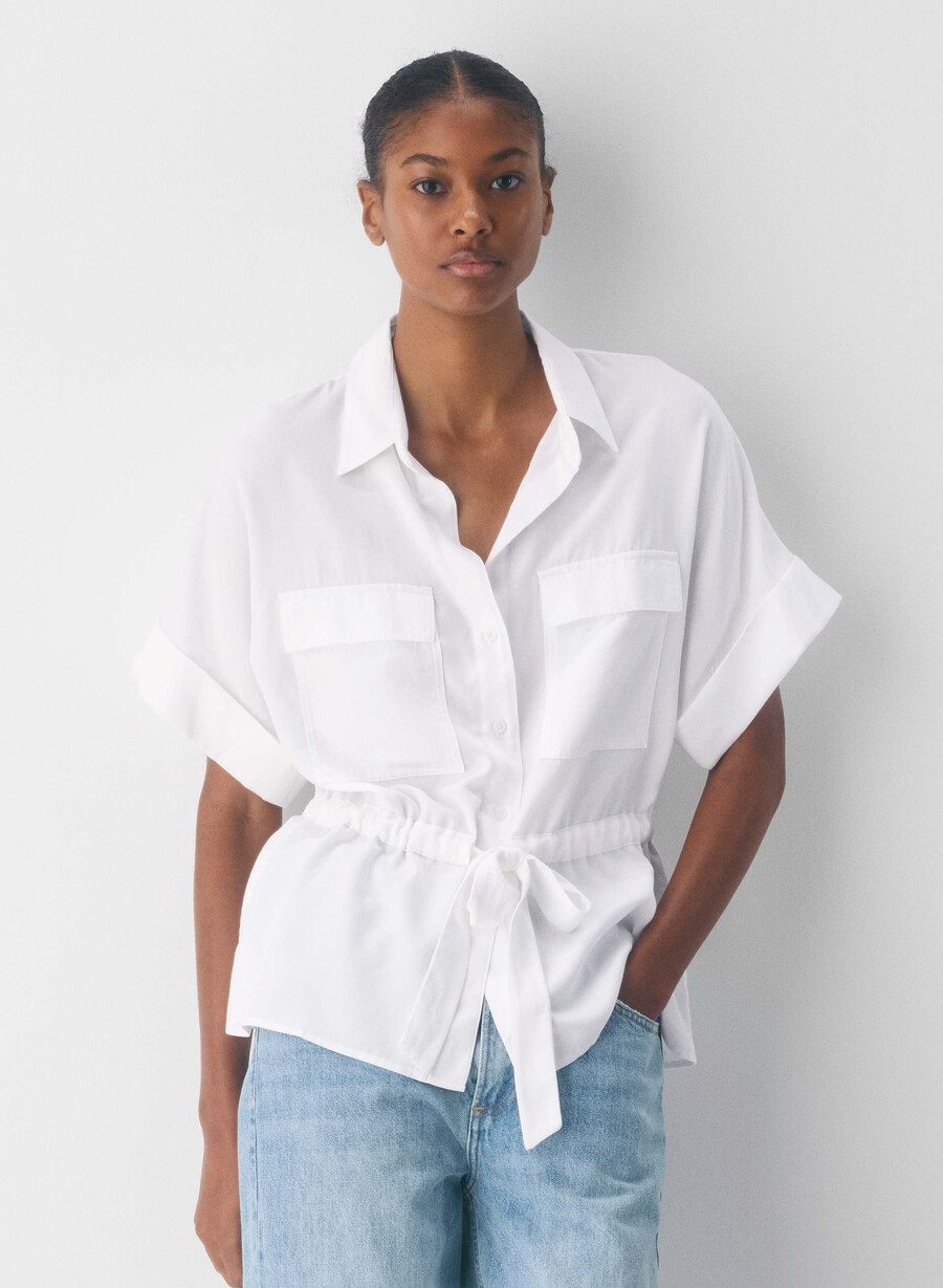 garner shirt white