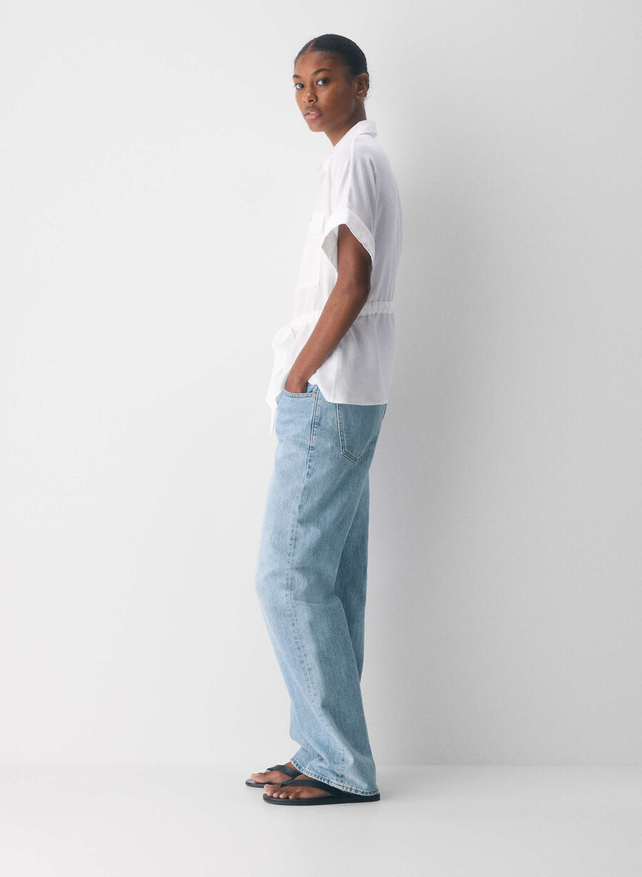garner shirt white