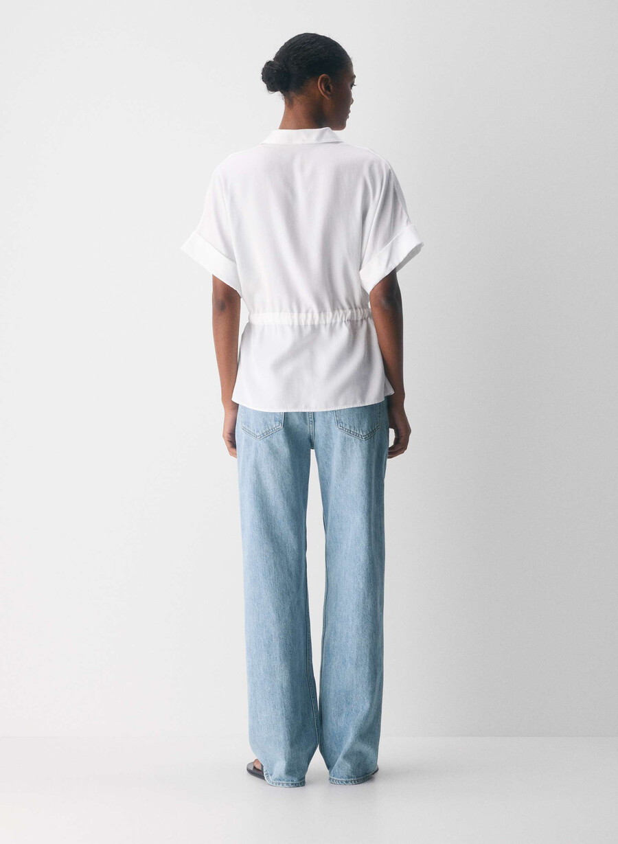 garner shirt white