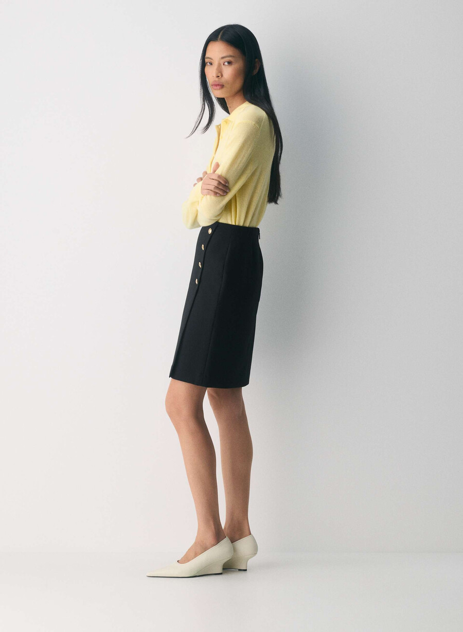advent skirt - ressential black