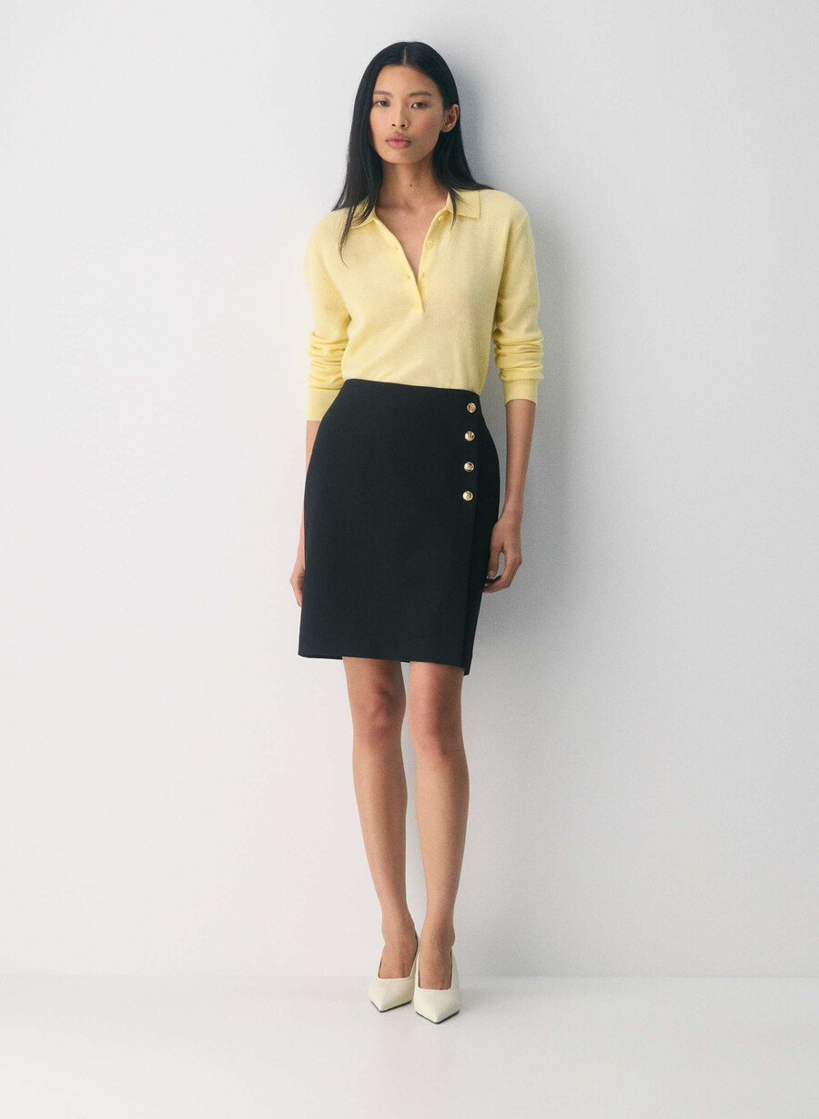 advent skirt - ressential black