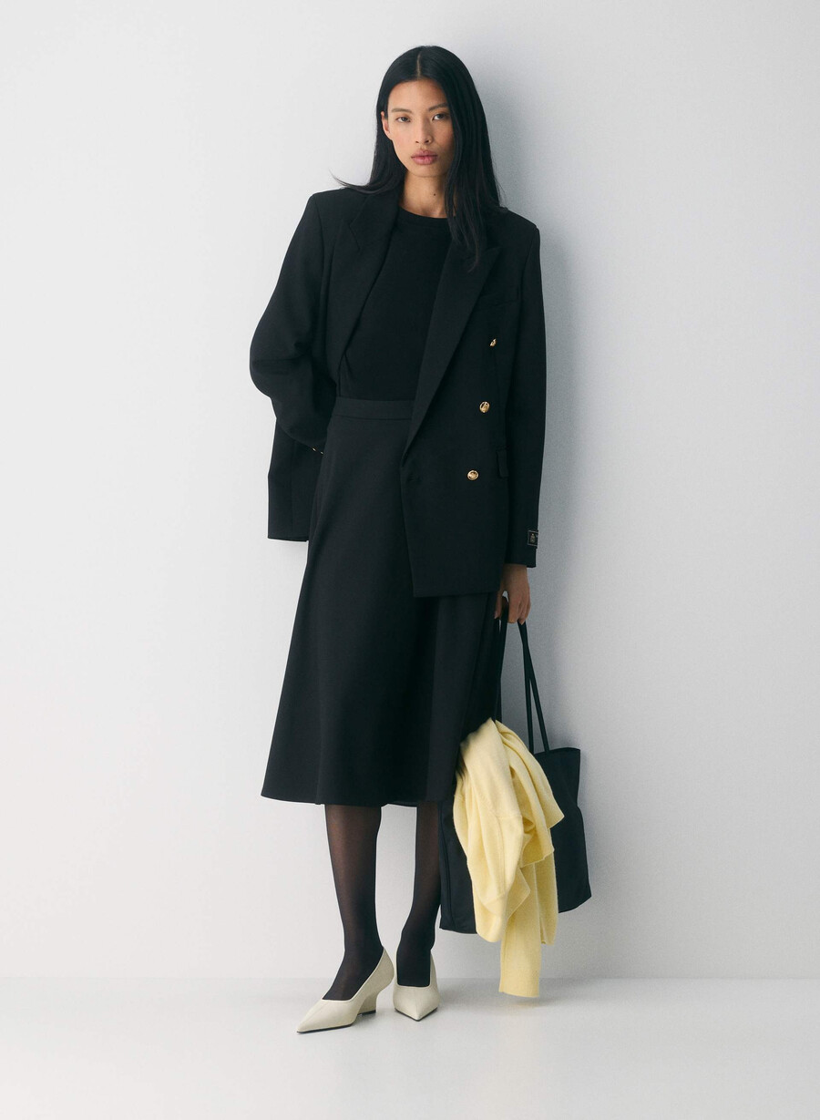beacon skirt - ressential light black