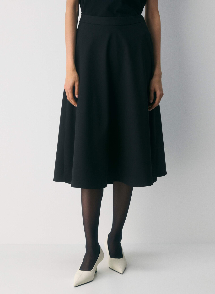 beacon skirt - ressential light black