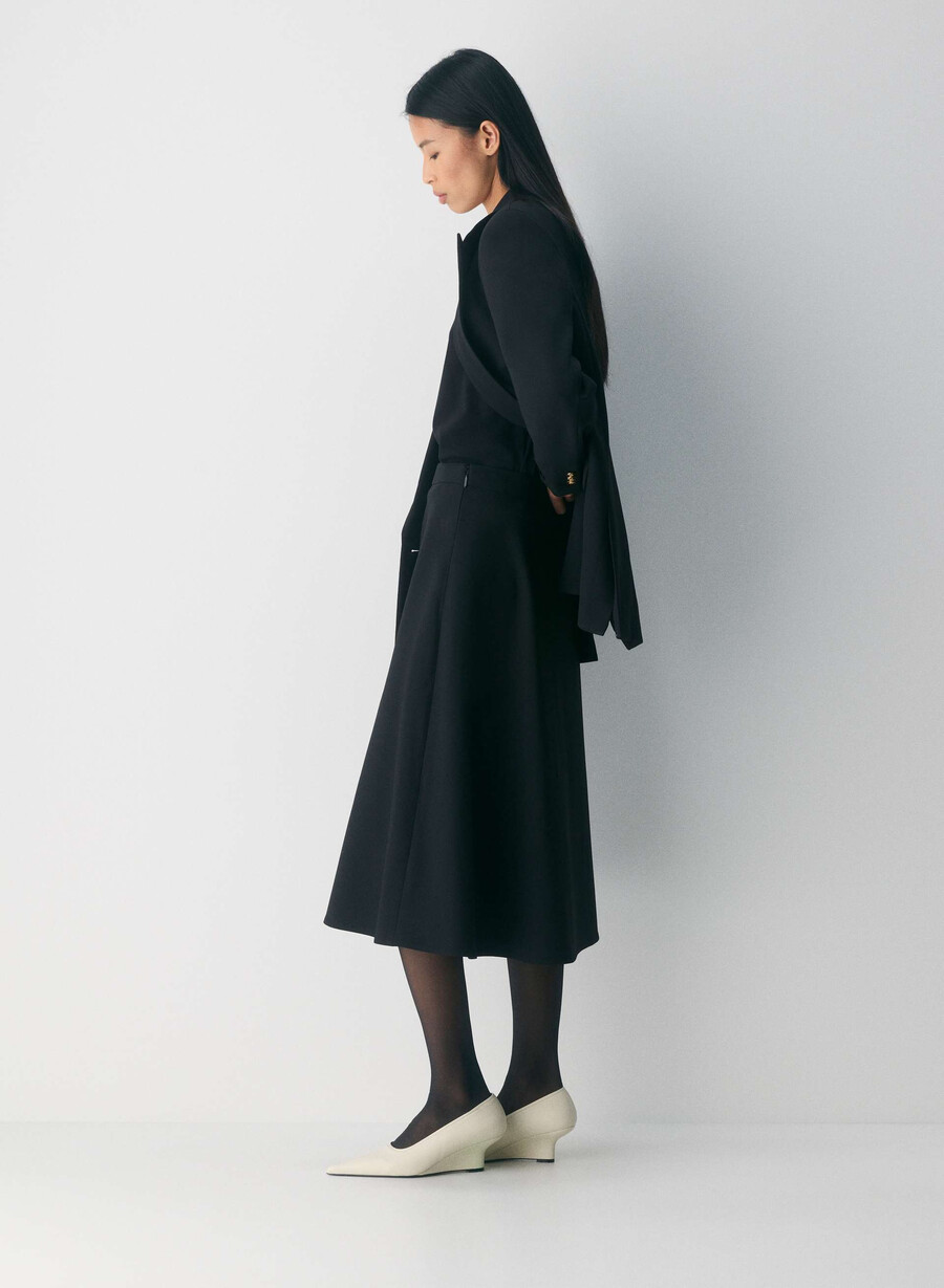 beacon skirt - ressential light black