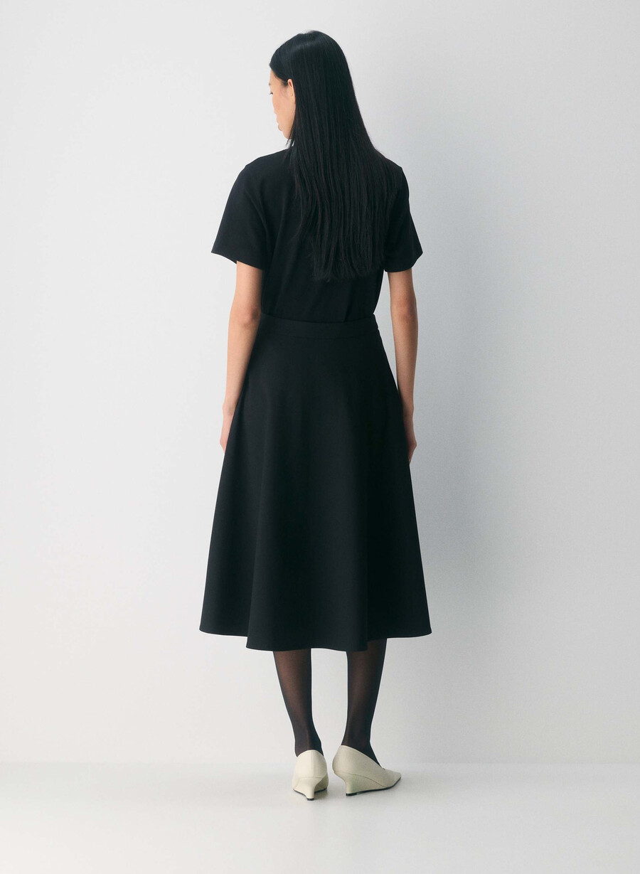 beacon skirt - ressential light black