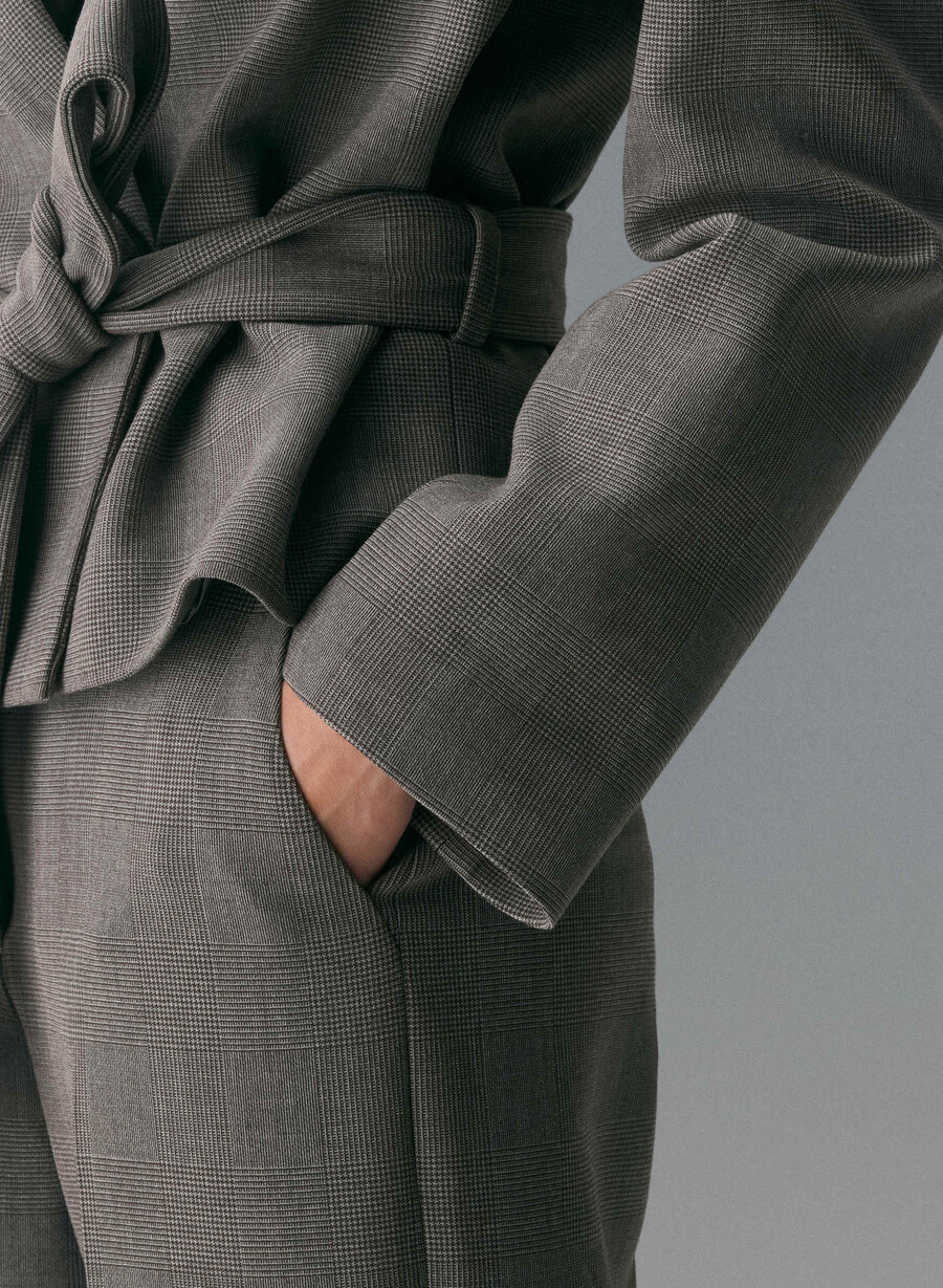 modus blazer - ressential eton check h d gr m