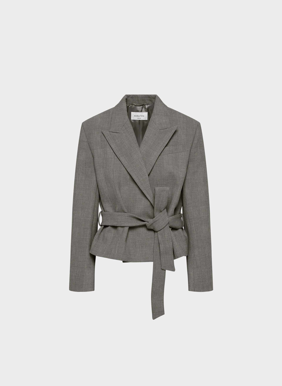 modus blazer - ressential eton check h d gr m