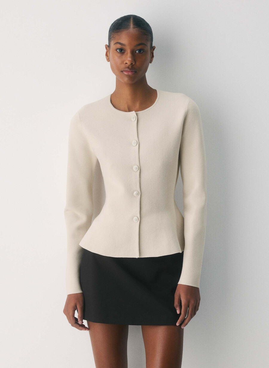 epitome sweater - wonder yarn matte pearl