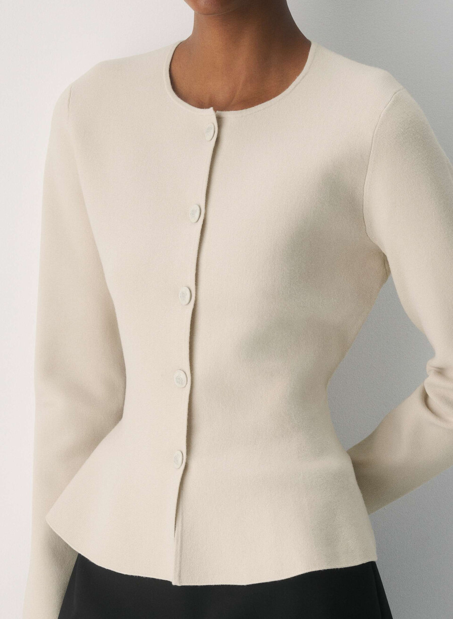 epitome sweater - wonder yarn matte pearl