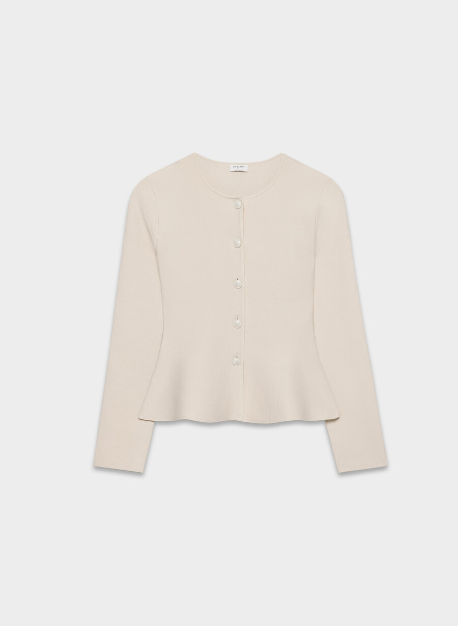 epitome sweater - wonder yarn matte pearl